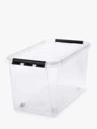 SmartStore Classic Plastic Storage Box with Lid, 70L - thumbnail 1