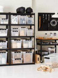 SmartStore Classic Plastic Storage Box with Lid, 70L - thumbnail 3