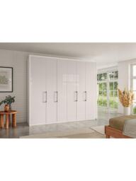 John Lewis Osaka 2.5m Bi-Fold Wardrobe with 6 Glass Doors - thumbnail 2