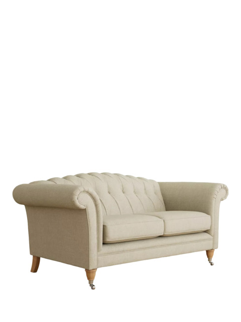 Laura Ashley Gloucester Medium 2 Seater Sofa, Oak Leg - image 1
