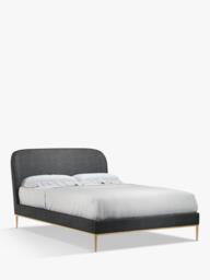 John Lewis Show-Wood Upholstered Bed Frame, King Size