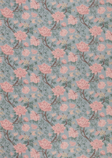 Laura Ashley Tapestry Floral Chenille Made to Measure Curtains or Roman Blind, Blush - image 1