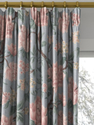 Laura Ashley Tapestry Floral Chenille Made to Measure Curtains or Roman Blind, Blush - thumbnail 2