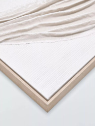 John Lewis 'Gathers' Framed Hand Painted 3D Canvas, 100 x 70cm, Neutral - thumbnail 3