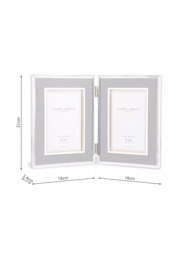 "Laura Ashley Harrison Linen Double Photo Frame, 4 x 6"" (10 x 15cm)" - thumbnail 6