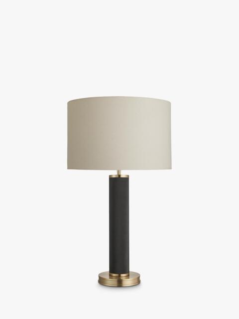 Industville Knurled Pillar Table Lamp, Brass - image 1
