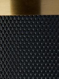 Industville Knurled Pillar Table Lamp, Brass - thumbnail 3