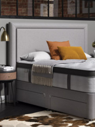 Sealy Beetham Full Height Upholstered Headboard, Super King Size - thumbnail 4