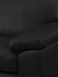 John Lewis Camden LHF Chaise Corner Leather Sofa, Light Leg - thumbnail 6