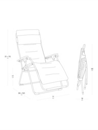 Lafuma Air Comfort Futura Sun Lounger - thumbnail 3