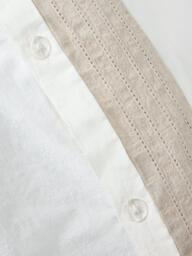John Lewis Ainsdale Washed Cotton Blend Duvet Cover Set, White - thumbnail 4