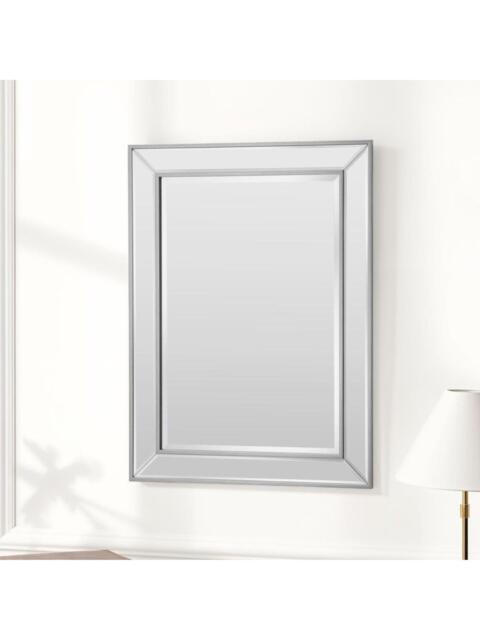 Yearn Bevelled Glass Rectangular Wall Mirror - image 1