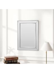 Yearn Bevelled Glass Rectangular Wall Mirror - thumbnail 4