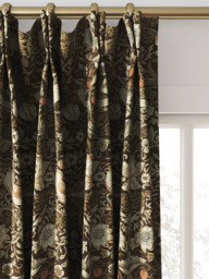 William Morris At Home Strawberry Thief Velvet Made to Measure Curtains or Roman Blind, Acorn - thumbnail 4