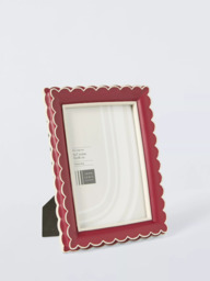 John Lewis Multi Scallop Hand Painted Photo Frame - thumbnail 1