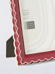 John Lewis Multi Scallop Hand Painted Photo Frame - thumbnail 2