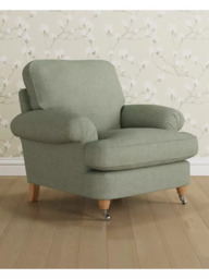 Laura Ashley Beaumaris Armchair, Oak Leg - thumbnail 1