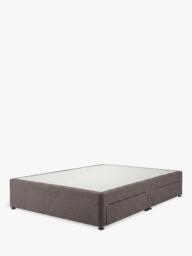 Silentnight Non-Sprung Upholstered 4 Drawer Divan Base, Double - thumbnail 1