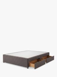 Silentnight Non-Sprung Upholstered 4 Drawer Divan Base, Double - thumbnail 2