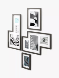 Umbra Mingle Gallery Wall Multi-aperture Photo Frame Set, 9 Photo, Black - thumbnail 3