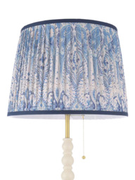 Joules Harewood Pleated Shade Bobbin Floor Lamp, Natural Cream - thumbnail 5