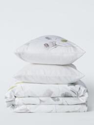 John Lewis Gingko Panel Pure Cotton Sateen Duvet Cover Set, 220 Thread Count - thumbnail 3