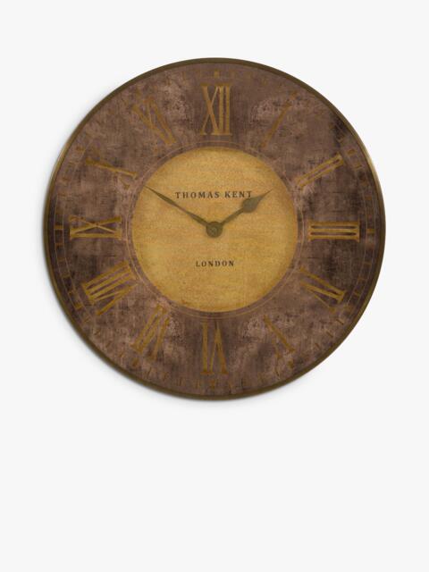 Thomas Kent Florentine Large Roman Numeral Wall Clock, 74cm, Bronze - image 1