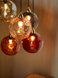 MADE Ilaria Cluster Ceiling Light, Pink - thumbnail 4