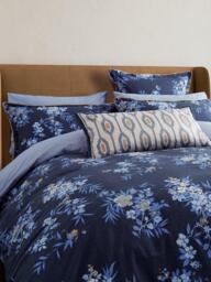 Bedeck of Belfast Nahla Duvet Cover Set, Blue Navy - thumbnail 2