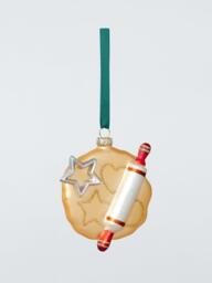 John Lewis Curate & Collect Cutter & Rolling Pin Bauble, Multi - thumbnail 1