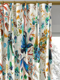 Harlequin x Sophie Robinson Wonderland Made to Measure Curtains or Roman Blind, Lapis/Emerald/Carnelian - thumbnail 4