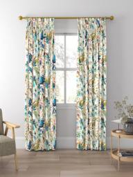 Harlequin x Sophie Robinson Wonderland Made to Measure Curtains or Roman Blind, Lapis/Emerald/Carnelian - thumbnail 5