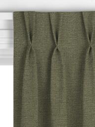 John Lewis Boucle Made to Measure Curtains or Roman Blind, Dark Khaki - thumbnail 5