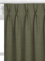 John Lewis Boucle Made to Measure Curtains or Roman Blind, Dark Khaki - thumbnail 4