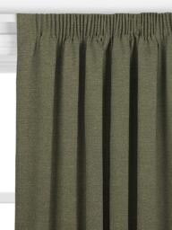 John Lewis Boucle Made to Measure Curtains or Roman Blind, Dark Khaki - thumbnail 2