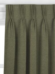 John Lewis Boucle Made to Measure Curtains or Roman Blind, Dark Khaki - thumbnail 6
