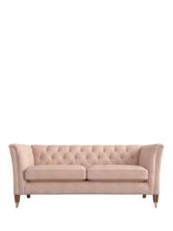 Laura Ashley Chatsworth Medium 2 Seater Sofa, Teak Leg - thumbnail 1