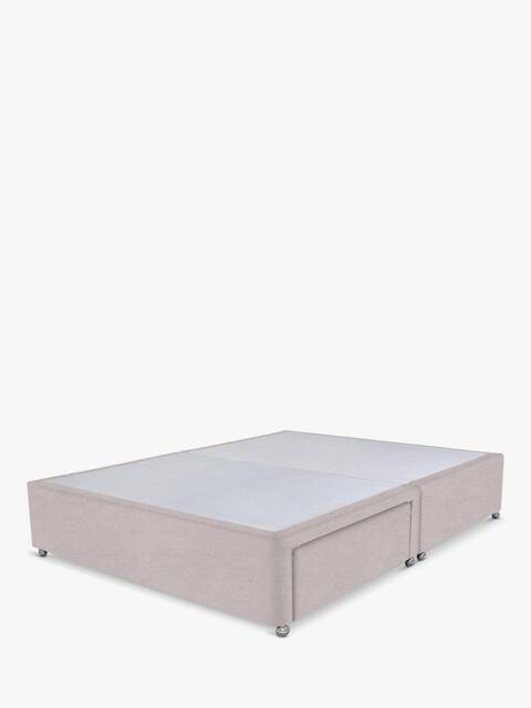 John Lewis Non-Sprung Upholstered 2 Drawer Divan Base, King Size - image 1