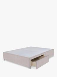 John Lewis Non-Sprung Upholstered 2 Drawer Divan Base, King Size - thumbnail 2