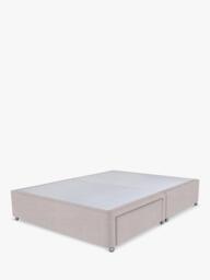 John Lewis Non-Sprung Upholstered 2 Drawer Divan Base, King Size