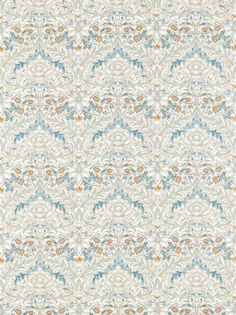 Morris & Co. Simply Severn Made to Measure Curtains or Roman Blind, Bayleaf/Annatto - image 1