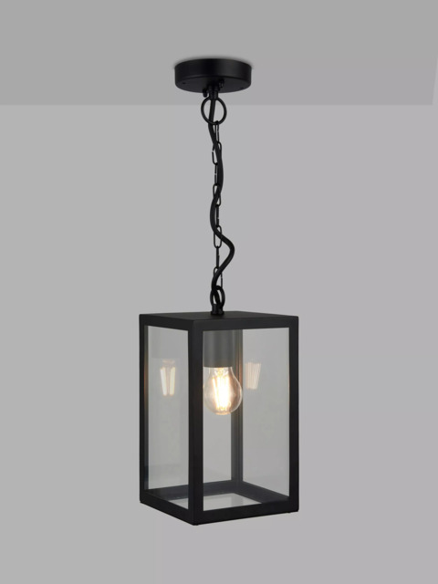 John Lewis Potter Pendant Outdoor Light, Black - image 1