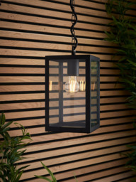 John Lewis Potter Pendant Outdoor Light, Black - thumbnail 6