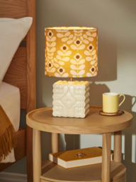 Orla Kiely Juniper Stem Ceramic Table Lamp, Yellow - thumbnail 2
