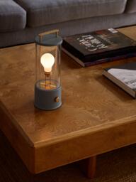 tala The Muse 2.0 Portable Rechargeable Outdoor Table Lamp, Selvedge Blue - thumbnail 3