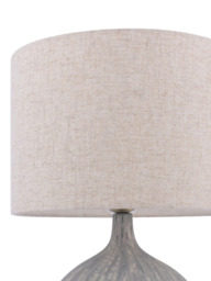 John Lewis Ebony Ceramic Table Lamp - thumbnail 3