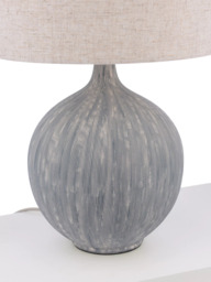 John Lewis Ebony Ceramic Table Lamp - thumbnail 4