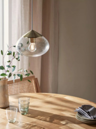 John Lewis Artisan Single Pendant Ceiling Light, Warm Satin Brass - thumbnail 2