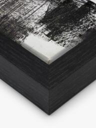 John Lewis 'Concept III' Abstract Framed Canvas Print, 126 x 86cm, Black/White - thumbnail 3