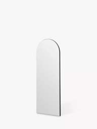 Yearn Delicacy Arched Wood Frame Wall Mirror, 120 x 45cm - thumbnail 2